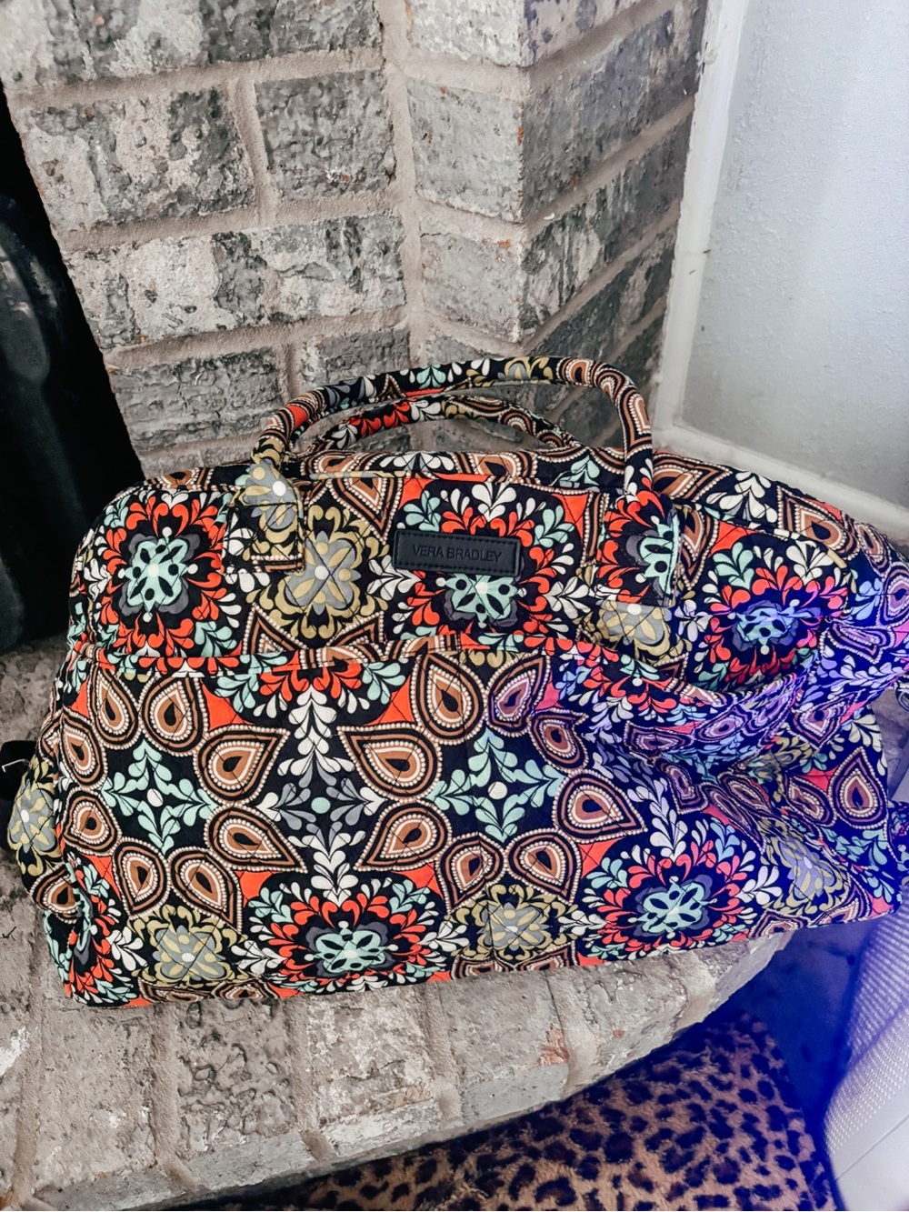 Vera Bradley Quilted Duffel Bag NWOT